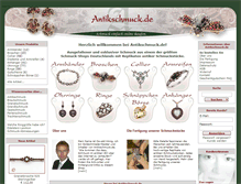 Tablet Screenshot of antikschmuck.de